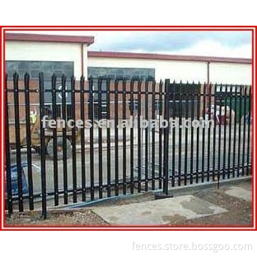 steel garden fence